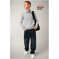 Рубашка-поло с длинным рукавом для мальчика Happyfox