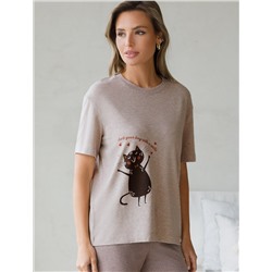 VILATTE Футболка D49.136