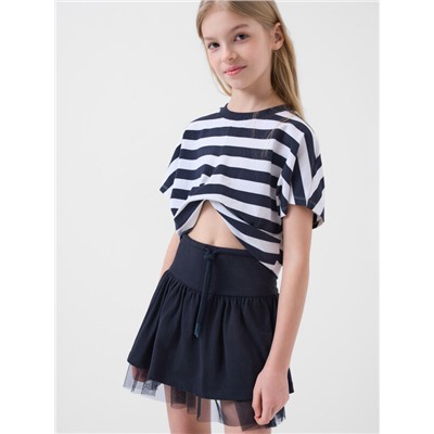 Юбка-шорты трикотажные для девочек