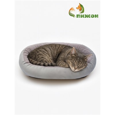 Лежанка для животных, 50×45 см, серый