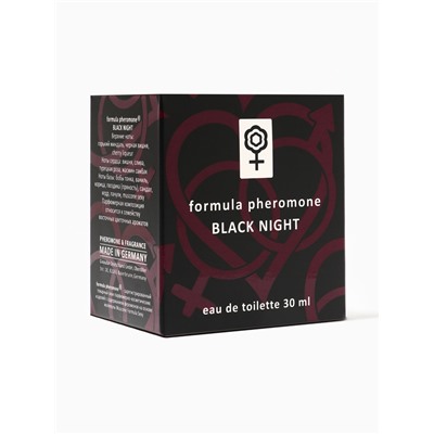 Туалетная вода женская с феромонами Formula Pheromone Black Night с феромонами, 30 мл