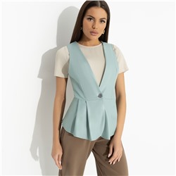 Жилет приталенного силуэта, Стильное комьюнити (мята)