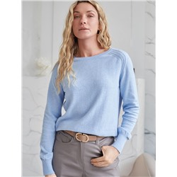 Джемпер тонкой вязки из хлопка с кашемиром