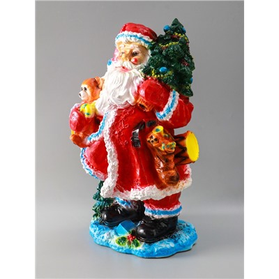 УЦЕНКА Фигура "Дед мороз" 52х32х26,5 см, красный