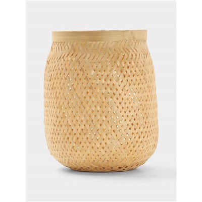 Корзинка плетёная из бамбука, 20×20×28 см