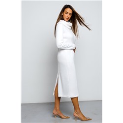 Платье свитер миди 391WHT