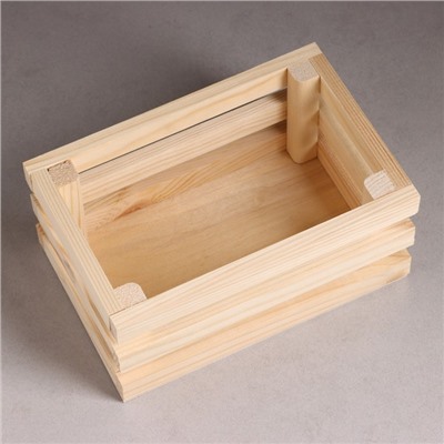 Подарочный ящик «Классический», 20×13×9.5 см, деревянный