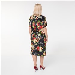 Платье, трикотаж, черный