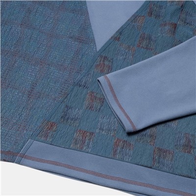 Лонгслив уютный, Стиль вне закона (голубой)