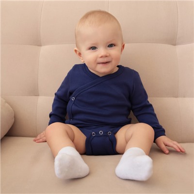 Боди детское MINAKU, рост 68-74 см, тёмно-синее