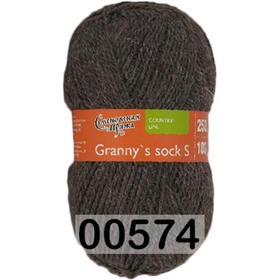 Пряжа Семеновская Grannys Sock S / Бабушкин носок ПШ