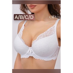Бюстгальтер кружевной OIRO с пуш-ап ALICE 1032 (Белый)