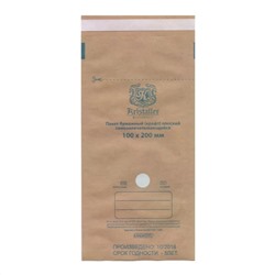 Kristaller Крафт-пакеты для стерилизации 100 х 200, 100 шт. 12404