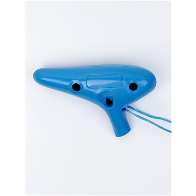 Окарина Music Life 12 отверстий, синяя, 14.8×9.2×4.6 см