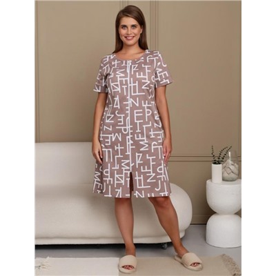 Халат Мотивы (Бежевый)