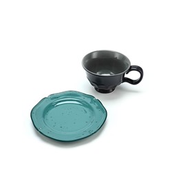 Чайная пара «Азур», 2 предмета, кружка 280 мл, блюдце d=16 см, Dolce Ceramo