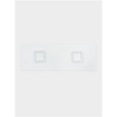 Полка для ванной настенная, прозрачная