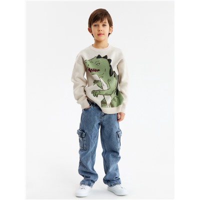 Джемпер детский KAFTAN T-Rex, размер 32 (110-116 см)