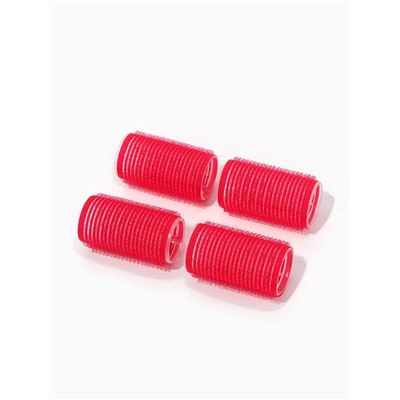 Бигуди «Липучка», d=3 см, 6 см, 4 шт., МИКС