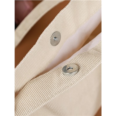 Сумка дамская шоппер 34х28х32х8 белый / MIR - 09 /уп 20/