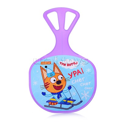 Санки "Ледянка" №3 "Три кота"