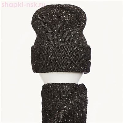 991286 Комплект женский (колпак+шарф) (56-58)