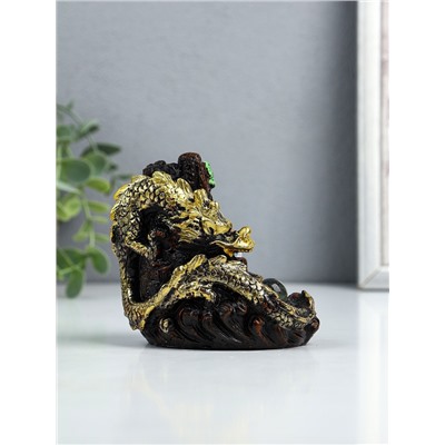 Подставка для благовоний TAKE IT EASY «Дракон в горах», набор благовоний конусы, стелющийся дым, 10×12.5 см