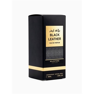Парфюмерная вода унисекс Milestone BLACK LEATHER, 35 мл (по мотивам Tom Ford Black Lacquer)