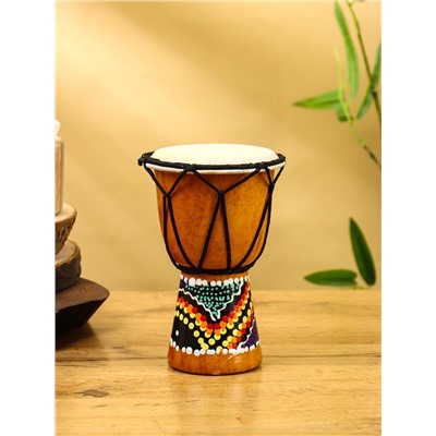 Сувенирный музыкальный инструмент «Барабан Джембе», 9×9×15 см, махагон, МИКС