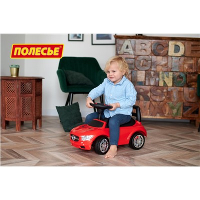 Полесье Каталка-автомобиль "SuperCar" №1 со звуковым сигналом (красная)