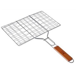 Решетка-гриль GRILLBOOM хром. 34x20см