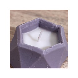 Свеча фигурная формовая шестиугольная, 6×6×3 см, соевый воск