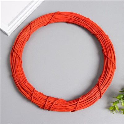 Кольцо для изготовления ловца снов «Красный», d=25 см, ротанг