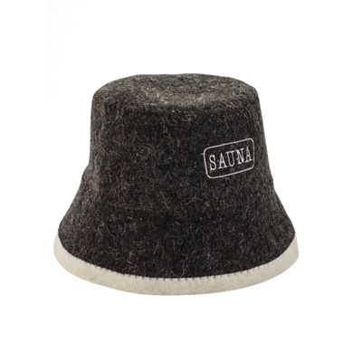 Шапка для бани и сауны «Панама», полиэфир 70%, шерсть 30%