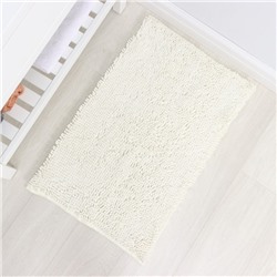 Коврик для дома LaDо́m, букли, плотность 1400 г, 50×80 см, белый