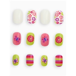 Детские накладные ногти «Цветочная мечта», 12 шт.