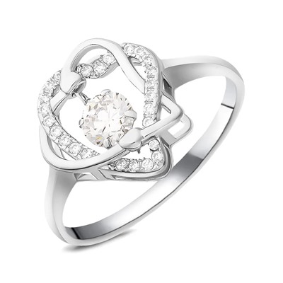 Кольцо, куб.циркон., BY-3281