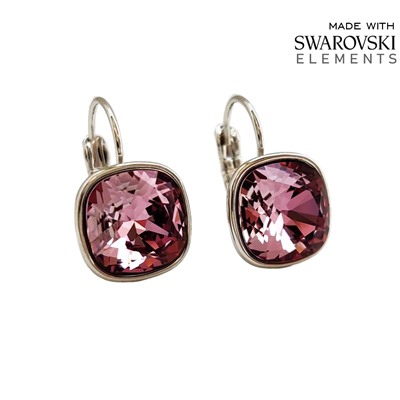 Серьги с кристаллами Swarovski