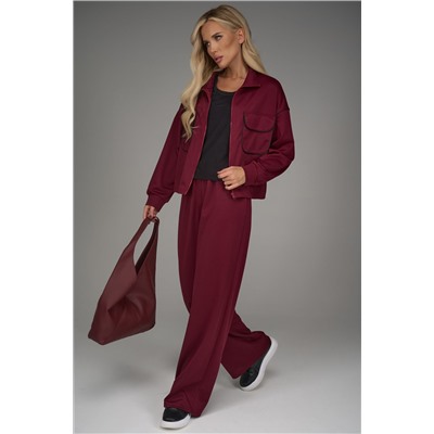 Костюм Лакоста (бордовый)