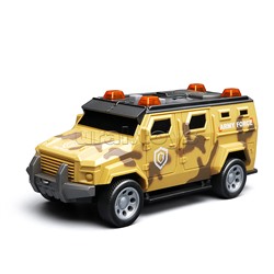 Машина "Броневик" 1:32 (свет. Звук) в коробке