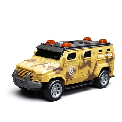 Машина "Броневик" 1:32 (свет. Звук) в коробке