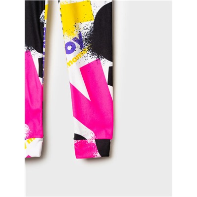 Термокомплект трикот. для девочек: фуфайка (футболка) с длин. рук, брюки