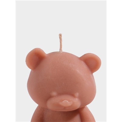 Свеча «Плюшевый Мишка», 6×6×9 см, соевый воск, МИКС