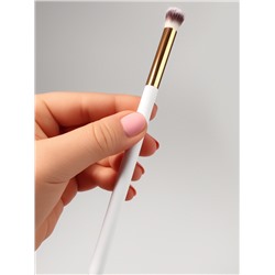 Кисть для макияжа глаз White, 18 (± 1) см, белая