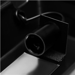 Аквариум Прямоугольный «Атолл» с крышкой, 13 л, 30×16×26/31 см, чёрный