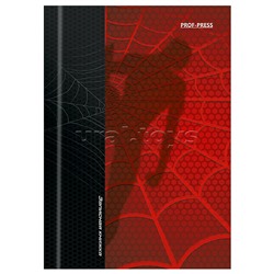 Записная книжка А6 48л. "Спайдер черный"