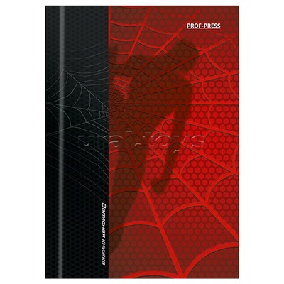Записная книжка А6 48л. "Спайдер черный"