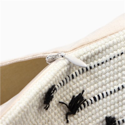 Наволочка декоративная «Этель», сканди, 45×45 см, чёрный