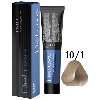 ЭстельDeLuxe Крем-краска для волос 10/1 Светлый блондин пепельный 60 мл
