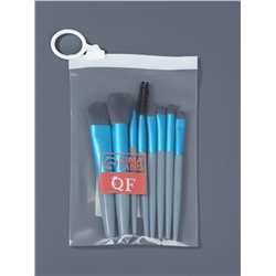 Набор кистей для макияжа COLOR POWER, 8 шт., голубой